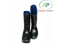 Ủng nhựa Đen lót vớ xanh TGP-010 Size 38 (9.5)